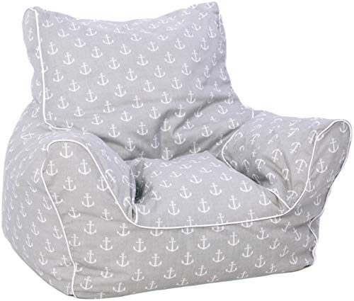 KNORRTOYS.COM Knorrtoys 68209 Maritim Grey Kindersitzsack