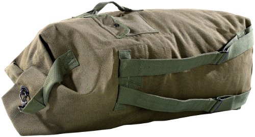 Xcase Rucksack: Extragroßer Canvas-Seesack, 100 Liter (Canvas Seesäcke Rucksäcke)