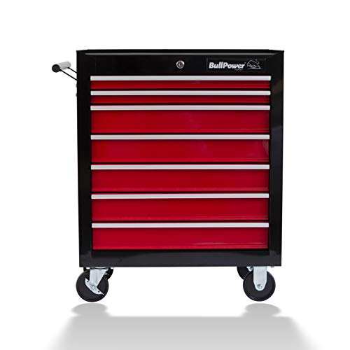 Werkstattwagen'BullPower WW-700' mit 7 ausziehbaren Schubladen, abschließbar, auf Rädern, bis maximal 60kg