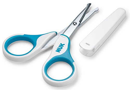 NUK 10256389 Baby Nagelschere, sicher und präzise, blau, 1 Stück