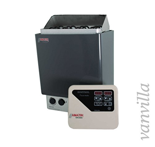 vanvilla Saunaofen 4.5KW / 230V, Sauna Ofen mit Aussensteuerung