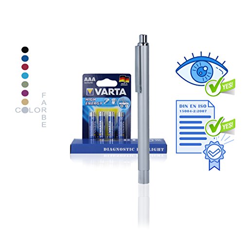 Didox LED (silber) Diagnostikleuchte, Diagnoselampe, Pupillenleuchte