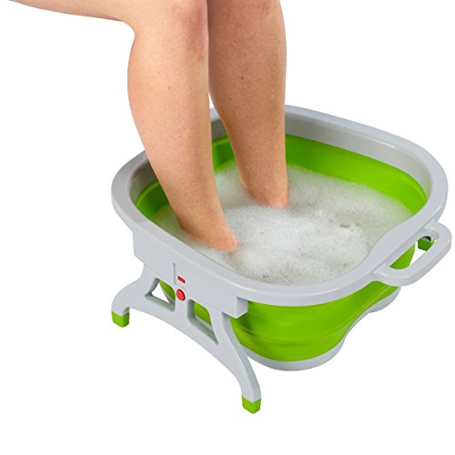 Platzspar-Fußbad, Fuß-Pflege Waschen Reinigen Pflege Pediküre Wasser Relaxen Spühlwanne Wanne Schüssel platzsparend