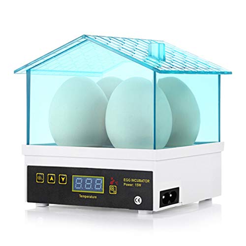 Inicio 4 STÜCKE Eier Automatische Mini Digital Huhn Ente Vogel Brut Geflügel Brutkasten Taube Wachtelei Automatische Inkubator