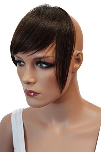 PRETTYSHOP 100% Echthaar Pony Human Hair Haarteil Haarverdichtung Haarverlängerung H313f