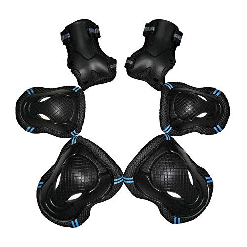 EONPOW Kinder Schützer, Kinder Radfahren Roller Skating Knieschoner Ellenbogenschützer Handgelenkschoner Schutzpolster Set 6pcs