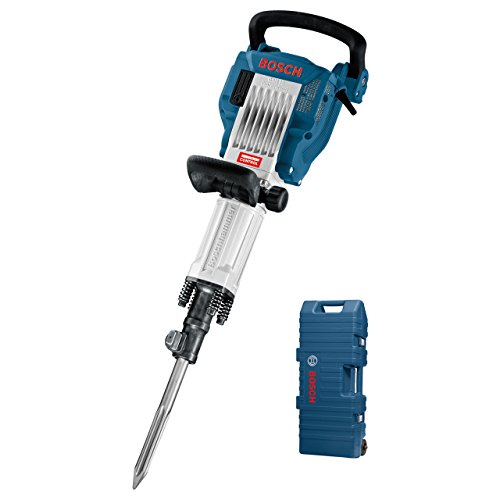 Bosch Professional GSH 16-30 Abbruchhammer, 400 mm Spitzmeißel, 30 mm Werkzeugaufnahme, 41 J Schlagenergie, 1.750 W, Trolley