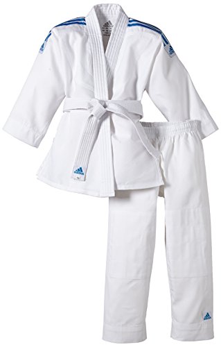 adidas Kinder Judo Anzug Evolution (inkl. Gürtel), Weiß, 160/170, J250E