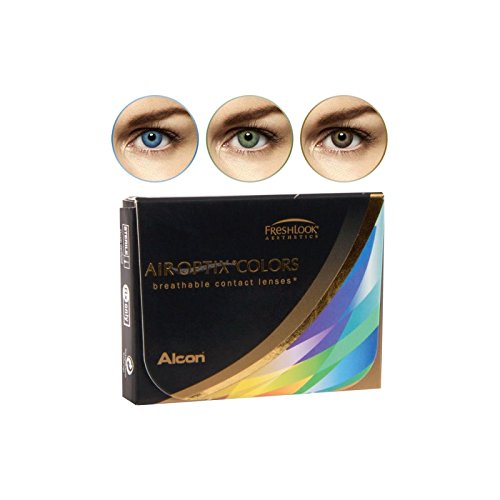 Air Optix Colors, sterling grey, Monatslinsen weich, 2 Stück / BC 8.6 mm / DIA 14.2 / 0 Dioptrien