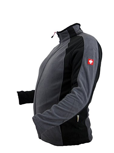 Engelbert Strauss e.s. microflece Jacke dryplexx Micro Weiss/Schwarz/Grau