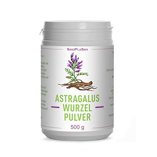 Astragalus-Wurzel-Pulver (Astragalus membranaceus) | 500g | 100% naturrein ohne Zusätze | höchste Qualität | VEGAN | Meshfaktor 80 | Tragant
