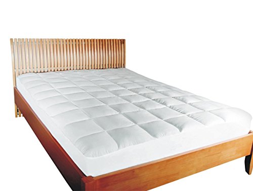 MESANA Premium Matratzenschoner Größe: 160x200 cm, Unterbett und Matratzenauflage auch für Ihr Boxspring-Bett und Wasserbett cm, weiß aus Soft Touch Topper Microfaser