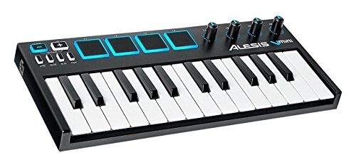 Alesis V Mini Kompaktes 25Tasten USB MIDI Produktions Keyboard Controller mit 4 pads, 4270° Potentiometer und Xpand!2 Virtual Instrument Software