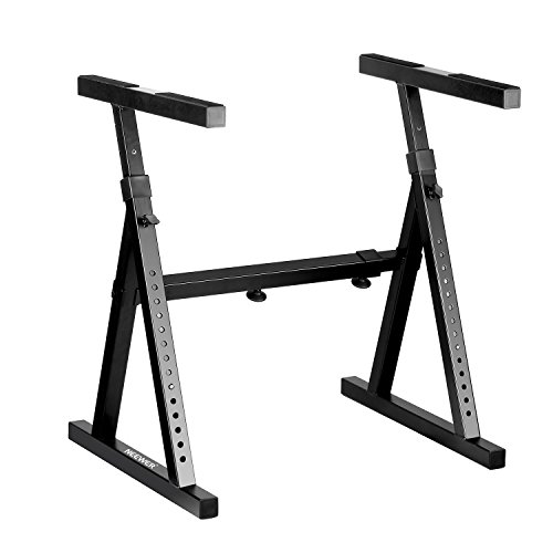 Neewer Hochleistungs Z-Style Keyboard-Ständer mit Griff 23,2 bis 35,4 '/ 59-90cm Einstellbare Höhe 24,6 bis 40,9' /62.6-104CM Verstellbare Breite
