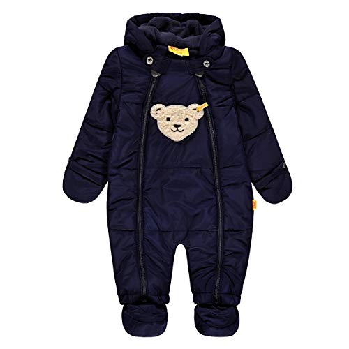 Steiff Jungen Schneeanzug Schneeoverall Blau (Marine|Blue 3032) 92