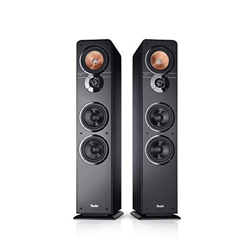 Teufel Ultima 40 Modell Schwarz Stand-Lautsprecher Sound Bassreflex 3-Wege FLAC HiFi Hochtöner Lautsprecher High End HiFi Speaker