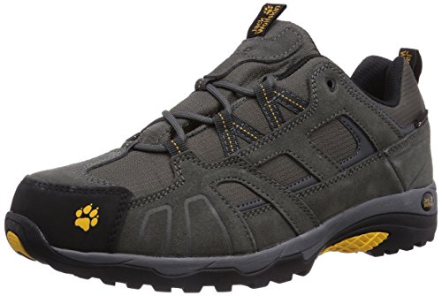 Jack Wolfskin Vojo Hike Texapore 4011381-30551 Herren Trekking- und Wanderhalbschuhe, grau (burly yellow 3800), 45 EU