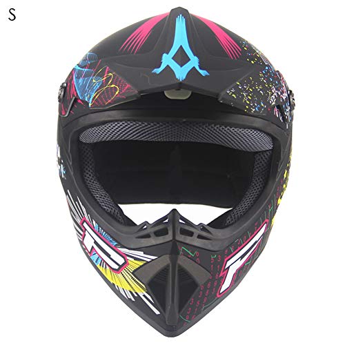 Fahrradhelm Mountainbike MTB Helm Rollerhelm Unisex Geschützter Fahrradhelm für Fahrradfahren Racing Skateboarding Outdoors Sports Safety Kinder (Dunkelschwarz, S)