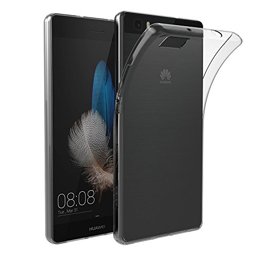 Huawei P8 Lite Hülle Case, AICEK Ultra-Clear P8 Lite Case Silikon Soft TPU Crystal Clear Premium Durchsichtig Handyhülle Schutzhülle Case Backcover Bumper Slimcase für P8 Lite