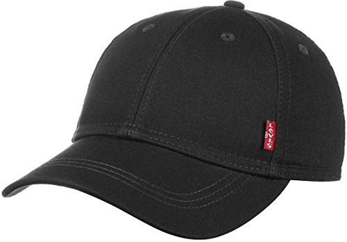 Levi's Herren Classic Twill Red Tab Baseball Cap, Schwarz (Black), One size