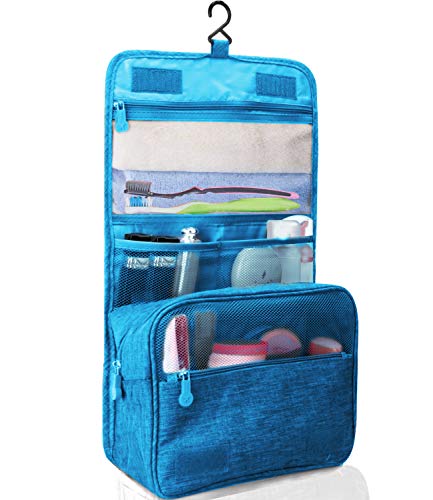 Kulturtasche zum Aufhängen Faltbarer Reise Kulturbeutel mit Tragegriff, Waschtasche, Waschbeutel für Herren, Damen