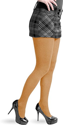 Damen Strickstrumpfhose schwarz - super warm - original NORMANI Exclusive Farbe Tangerine Größe S/M