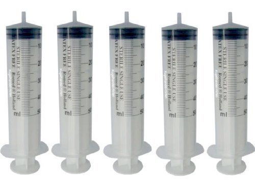 5 Einmalspritzen 50 ml Einwegspritzen Spritzen Plastikspritzen von Romed