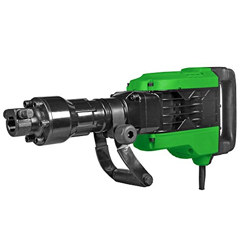 Kawasaki Abbruchhammer, 1700 Watt, 50 Joule Schlagkraft, Schlagzahl: 2000 1/min, inklusive Flach- und Spitzmeißel