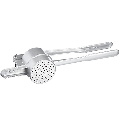 Westmark Spätzle-/Kartoffelpresse, Mit Spezial-Lochung für Spätzle wie Handgemacht, Aluminiumdruckguss, Länge: 41 cm, Spätzlechef, Silber, 61202260
