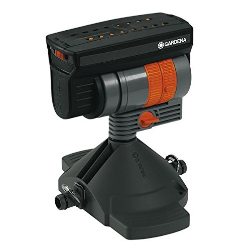Gardena 8361-20-20 Viereckregner OS 90; für Micro Drip System; Sprengbreite, Wurfweite, Durchfluss einstellbar; Einfache Installation (Fläche: 1 - 90m²; Sprengbreite: 0,5m - 7m; Wurfweite: 1,5 - 13 m)