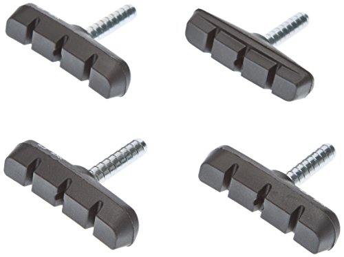 XLC Bremsschuhe Cantilever BS-C02 4er Set 55 mm, schwarz, 2500381200