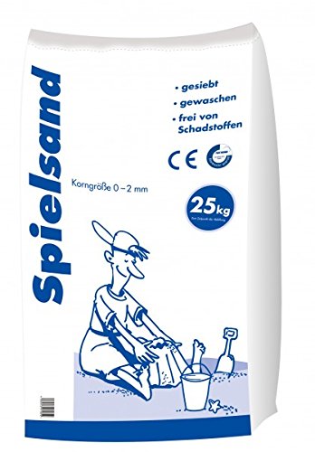 Aktionsspielsand Spielsand Kinder Sandkasten Sand 25 kg - gesiebt & gewaschen - frei von Schadstoffen