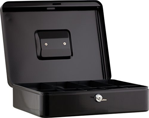 Sax 0-813-09 Geldkassette, B 30 x H 9 x T 24 cm, schwarz