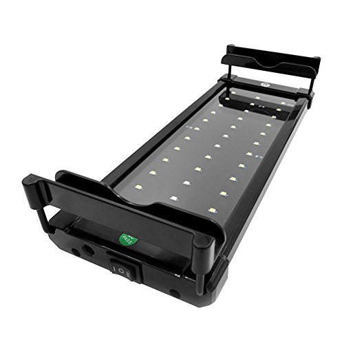 NICREW LED Aquarium Beleuchtung, LED Aquarienbeleuchtung, 30 - 48 cm, 6 Watt, ca. 7.000K