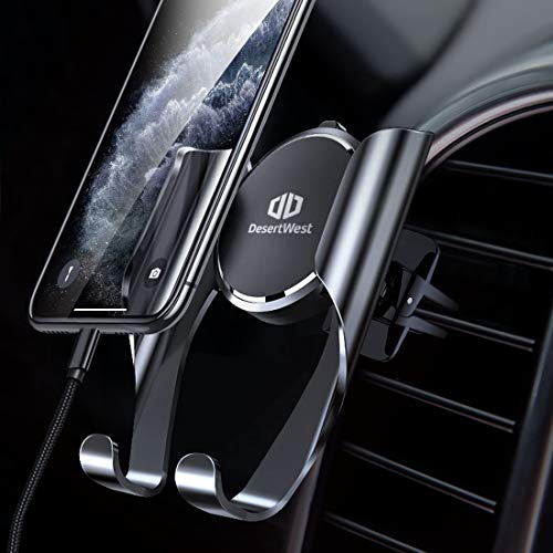 Handyhalter fürs Auto Handyhalterung Auto Smartphone Halterung Kfz Lüftung Halterung mit Automatische Erinnerungsfunktion für iPhone XS/X/8/7/6 Plus Samsung Galaxy S10/S10+/S9/S8/S7 Huawei Mate 20 Pro