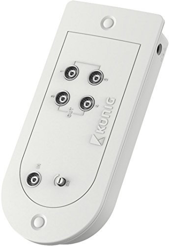 König TV-Verstärker (20 dB, 4x Ausgang, Verstärkungsregelung)