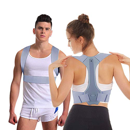 Nasharia Geradehalter zur Haltungskorrektur, Schulter Rücken Haltungsbandage Verstellbare, Rücken Geradehalter Corrector Posture Haltungstrainer für Damen und Herren