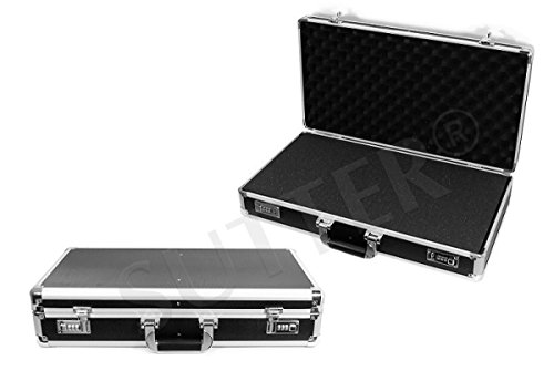 Aluminium Pistolenkoffer / Kurzwaffenkoffer AL-820 TOP ALU Waffenkoffer & Gewehrkoffer für Pistolen - Gewehrtasche Waffenfutteral