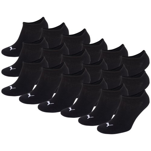 PUMA Unisex Sneakers Socken Sportsocken 18er Pack (43/46, Black)