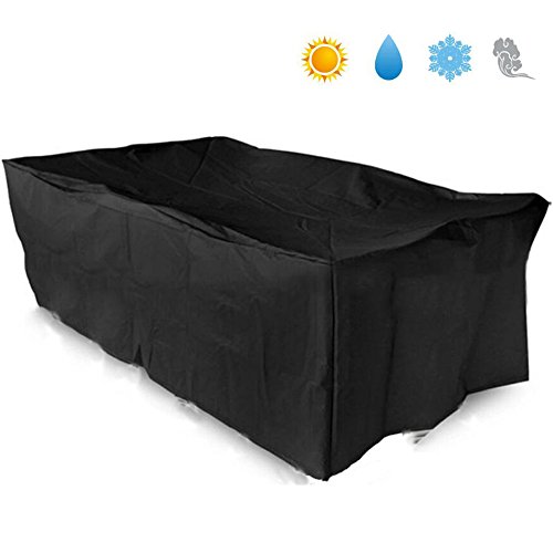 Weimanshop Abdeckung Shutzhülle Abdeckplane Abdeckhaube für Gartenmöbel 242 * 162 * 100 cm