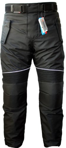 German Wear Motorradhose Cordura, Schwarz, 52