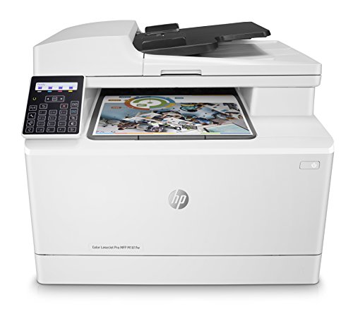 HP Color LaserJet Pro M181fw Multifunktions-Farblaserdrucker (Drucken, scannen, kopieren, faxen, WLAN, LAN, Duplex, Airprint) weiß