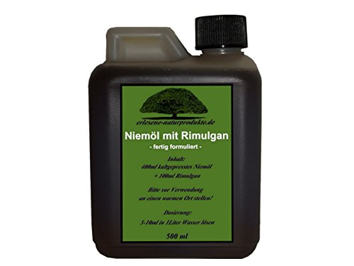 Niemöl mit Rimulgan (Emulgator) 500ml / Niem Neem ***FERTIG GEMISCHT***von erlesene-naturprodukte.de