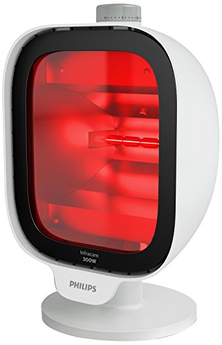 Philips PR3120/00 InfraCare Infrarotlampe zur tiefenwirksamen Behandlung von Muskelschmerzen, 300 Watt