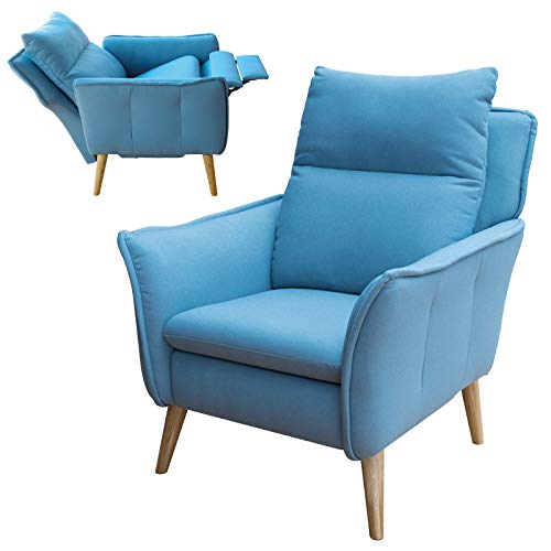 place to be Hochwertiger Skandinavischer Relaxsessel Insideout Schlaffunktion Salbei + 16 Eiche + Buche