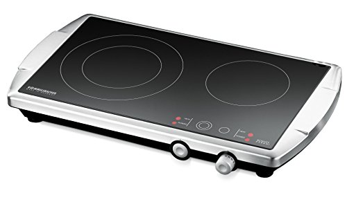 Rommelsbacher CT 3400/E Switch - Ceran Doppelkochtafel - 3400 Watt - Edelstahl