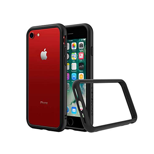 Rhino Shield Case für iPhone 7/8 Bumper Case [CrashGuard NX] Schock Absorbierende Schutzhülle mit minimalistischem Design [3,5 Meter Fallschutz] - Schwarz