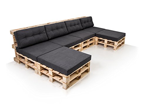 PALETTI Sofalandschaft Sofa aus Paletten Fichte, Fichte natur