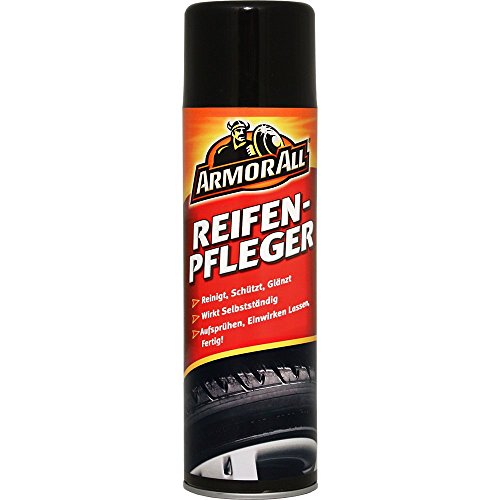 ARMOR ALL Reifenpfleger 500 ml GAA47600GE, Reinigung, Politur und Schutz durch Aerosol-Schaum