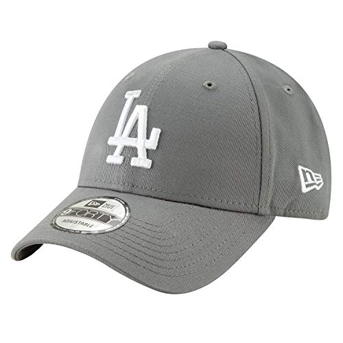 New Era 9FORTY MLB League Essential Los Angeles Dodgers Cap grau/weiß, OneSize